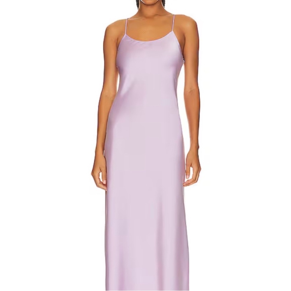 Elegant Lavender Slip Dress
